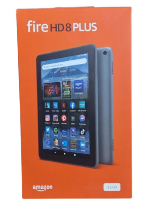 Fire HD 8 Plus Tablet NEU 8-Zoll 32GB 3GB RAM mit Werbung Grau Amazon
