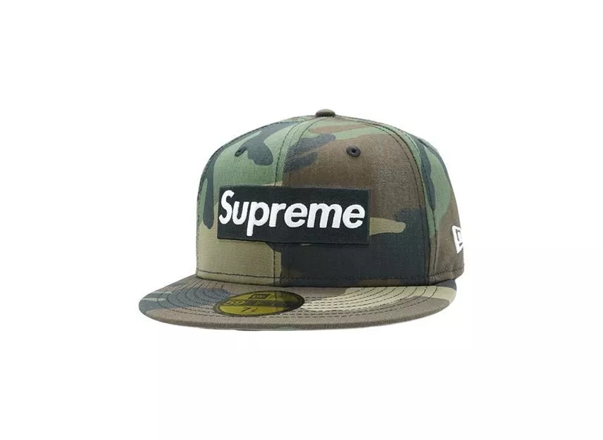 Logo de la boîte Supreme MLB Teams New Era Woodland Camo