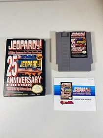 Jeopardy 25th Anniversary -- NES Nintendo Game Original BOX Complete CIB Manual