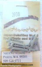 Precision Scale HO 3938 Stanchions, Modern EMD Front and Rear w/ Bracket 8pcs 