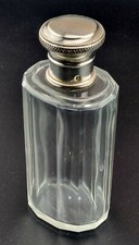 Parfum Flakon Kristall Flasche 950er Silber 1 von 3 Frankreich Glas antik (14)