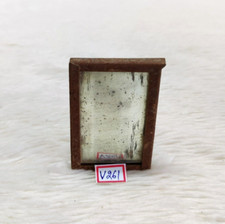1930s Vintage Main Étain Cadre Mirror de Collection Vanité Accessoire Rare V261
