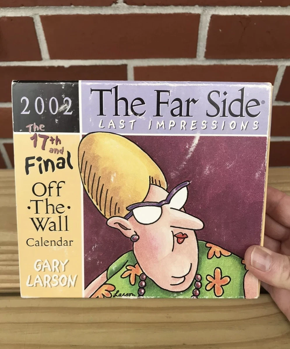 Gary Larson The Far Side 2002 Daily Desk Calendar 17th and Final Off the  Wall | eBay
