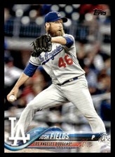 2018 Topps  Josh Fields #623 Los Angeles Dodgers Baseball Card