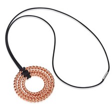 Tensor Rings Copper, 3 Ring Cubit Tensor Pendant, Tensor Rings Set Trio Ra-Mu...