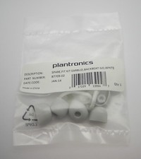 Plantronics Spare Eartips and Stabilizers for BackBeat GO White - New Sealed Bag