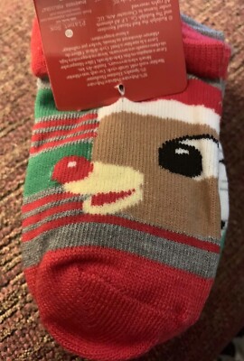 Rudolph The Red Nosed Reindeer Bumble  Toddler Socks Size 4-6 Toddler Set Of 6