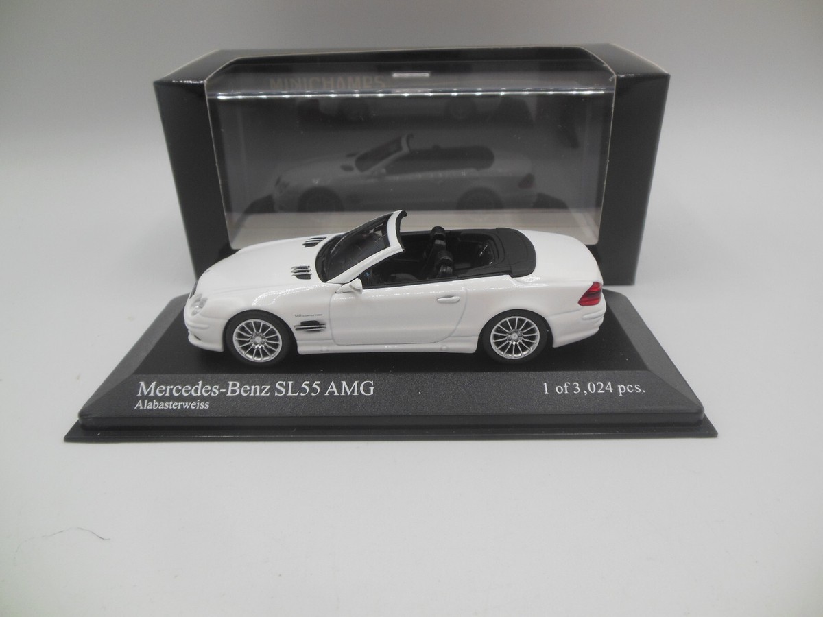 Minichamps 400 036170 2007 Mercedes Benz SL 55 AMG in White Ltd