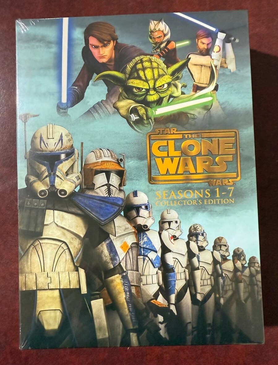 The Clone Wars – Complete Series, Season 1-7 (DVD, 25-Disc