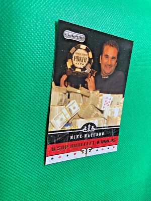 2006 Razor Poker MIKE MATUSOW #68 WSOP BRACELET WINNERS AA61