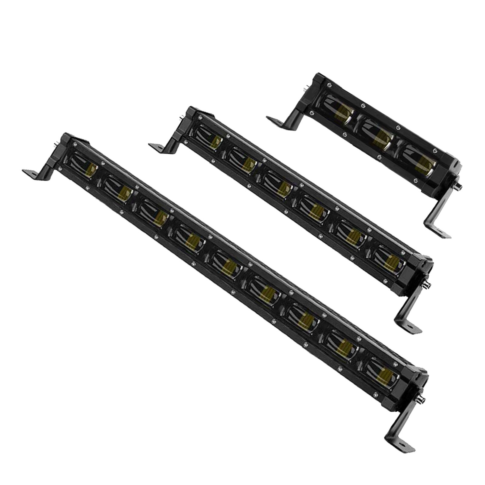 14-20 Inch LED Work Light Bar White Amber DRL Fog Offroad SUV Truck
