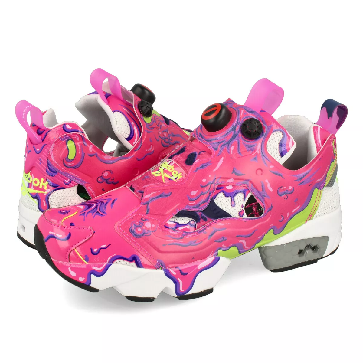 redde delikatesse Arving Reebok Instapump Fury OG Ghostbusters Movie Laceless Pink Sneakers Men  Trainers | eBay