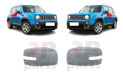 FOR JEEP RENEGADE 14-19 NEW WING MIRROR COVER CAP FOR PAINTING PAIR SET - Image 1 of 4