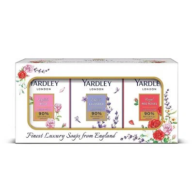 Yardley London Savon de luxe à la lavande anglaise, à la rose anglaise et... - Photo 1/2