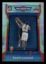 2020-21 Donruss Optic #4 Kawhi Leonard Air Defense Holo Los Angeles Clippers