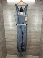 White River Fly Shop Prestige Chest Stocking Foot Waders Ladies Size Large Gray
