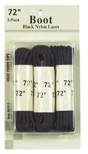 Rothco 72 Boot Laces - 3 Pack - Black