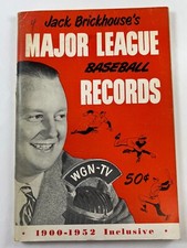 Jack Brickhouse's Major League Records (1953) MG26