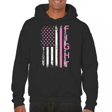 Fight Breast Cancer Hoodie Pink Ribbon Awareness Sweatshirt