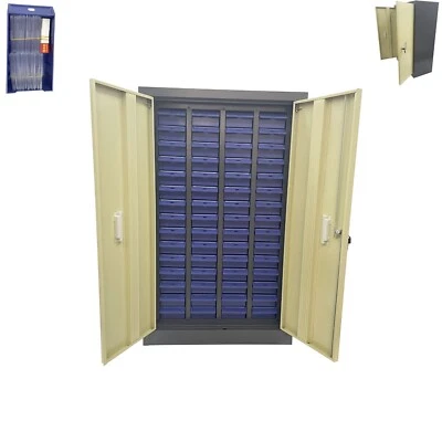 INTSUPERMAI® Bolt and Nut Storage Cabinet Parts Box Cabinet W/ 60-Drawer Storage Shelving Bin