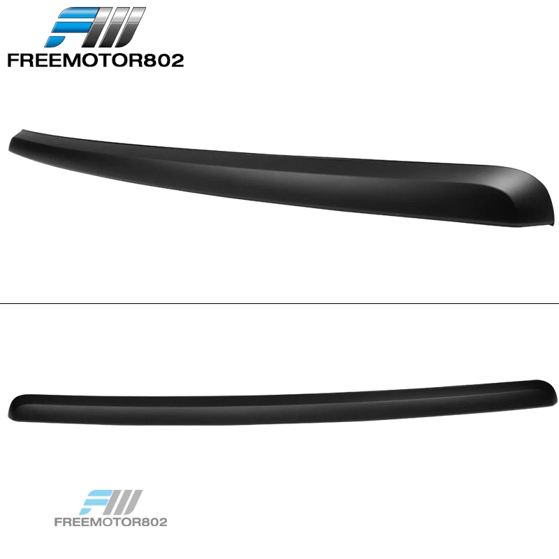 Fits 07-13 GMC Sierra 1500 Front Hood Molding + Upper Grille Matte Black - Image 3 of 4