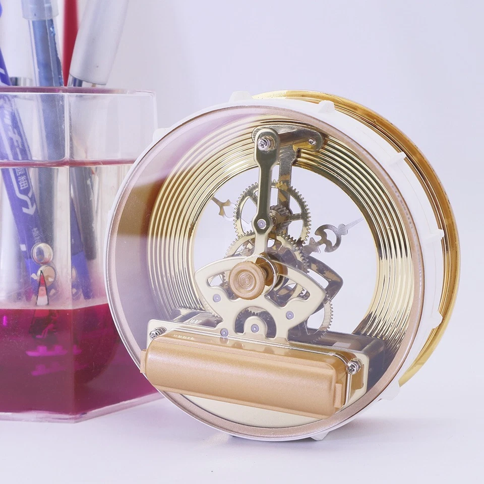 Skeleton Gear Quartz Insert Clock Movement Battery Operated without battery - Image 3 of 4