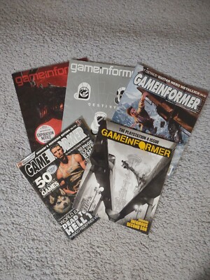 Game Informer Magazine Lot of 5 Issues #127 #189 #242 #244 #250 Gaming
