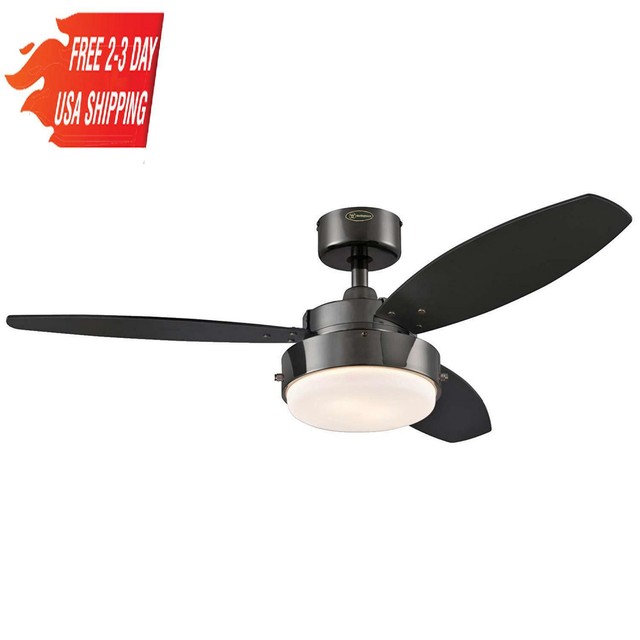 Ceiling Fan Light Alloy 42inch Gun Metal Indoor Westinghouse