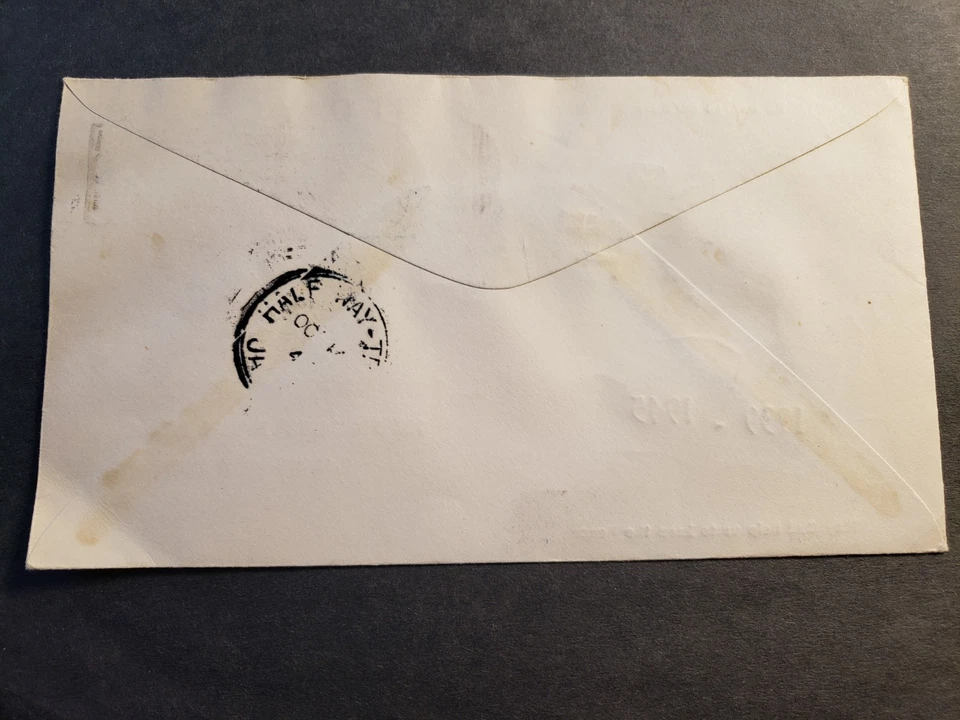 Kingston, Jamaica, BWI FDC Postal History Cover 1946 Cachet to HALF-WAY TREE - Image 2 of 2