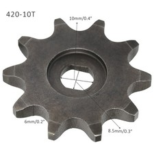 420 10T Gear Front Drive Sprocket for Scooter ATV Go Kart Quad Motor