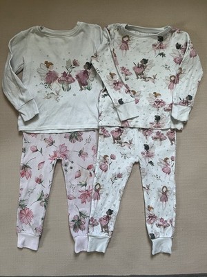 NEXT Pajama Sets x2 Size 18m 1.5y Floral Dance Fairy PLAY CONDITION