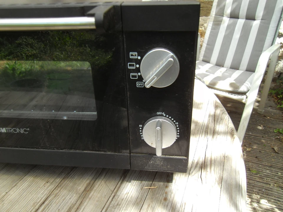 Clatronic MPO 3520 Minibackofen Pizza-Ofen - Schwarz Wohnmobil - Bild 2 von 4