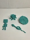 Vintage 1990 TMNT Napoleon Bonafrog 4 Piece Accessories Lot Sidekick