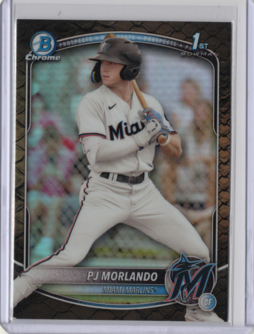 2025 Bowman Chrome - PJ Morlando #BCP-91 1st Reptilian Refractor