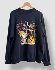 Vintage 80’s Peanuts Snoopy “NOEL” Christmas Sweatshirt Size XL Made In USA