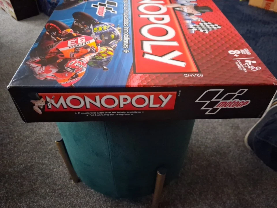 MotoGP Monopoly 2015 Board Game NEW Motorcycle Racing Moto GP English/Spanish - Image 3 of 4