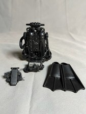 Vtg    89 GI Joe Deep Six V2 Scuba Gear Set  Pack  Mask & Fins  Hasbro ARAH