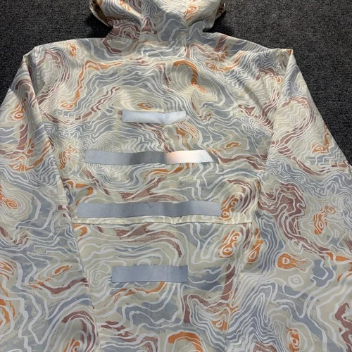 Hurley Offshore Men Anorak Windbreaker Jacket Barely Bone Cream Multicolor XL image 4