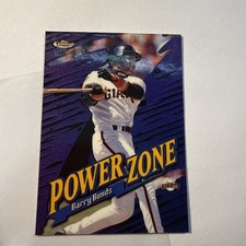1998 Topps Finest Barry Bonds #4 Power Zone Insert San Francisco 49ers Baseball