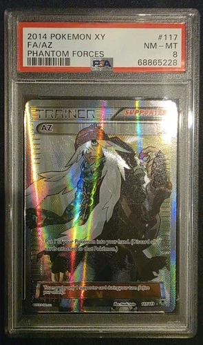 Az #117 Phantom Forces XY 2014 Pokemon PSA 8