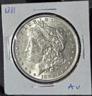 1881-P MORGAN SILVER DOLLAR