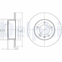 2X Bremsscheibe Delphi BG4320 FüR Renault Master Opel NV400 Movano Nissan X62 3