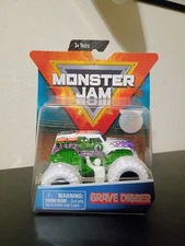 Spin Master Monster Jam White Grave Digger Inverse Series 1:64 - Loose