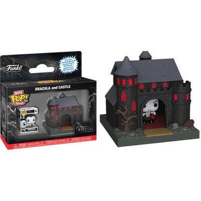 Universal Monsters Bitty POP! Towns Vinyl Figuren Graf Dracula mit Schloss