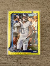 2025 Topps Chrome - Lime Green X-Fractor #291 Calvin Ridley Tennessee Titans