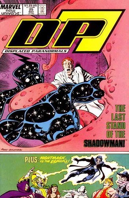 D.P.7 #25 FN; Marvel | New Universe Shadowman - w/Bag+Board