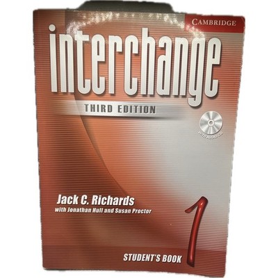 Interchange Third Edition Level 1 Student's Book Jack C Richards Cambridge CD