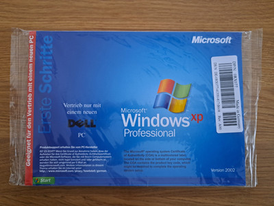 Microsoft | Windows XP Professional | DELL CD | Benutzerhandbuch | OVP | NEU