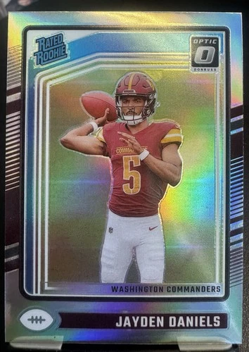 2024 Panini Donruss Optic - Rated Rookie Jayden Daniels #248 Holo Prizm (RC)