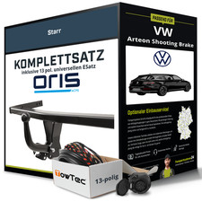 Für VW Arteon Shooting Brake Typ 3H9 Anhängerkupplung starr +eSatz 13pol uni 20-